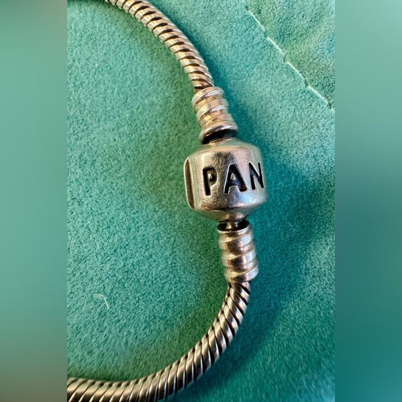 Authentic Pandora Moments Snake Chain Bracelet 7.5” - Picture 6 of 10
